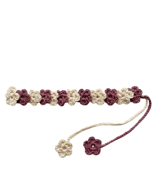 Floral Crochet Belt