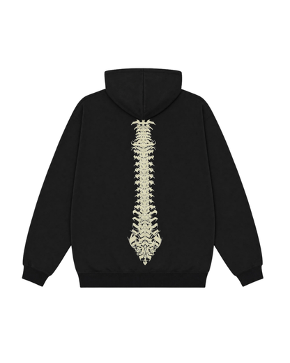 Skeletal Spine Hoodie