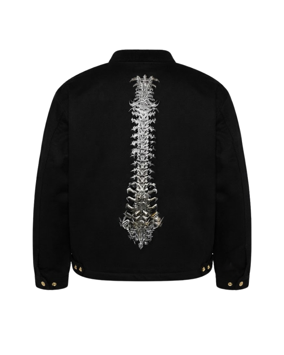 Skeletal Spine Hoodie