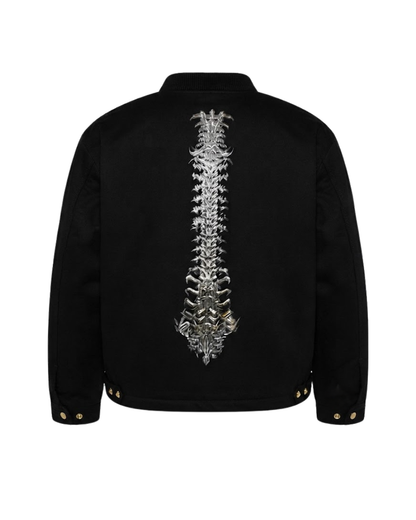 Skeletal Spine Hoodie