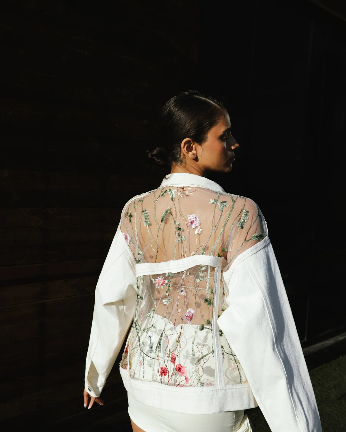 See Through Floral Jacket